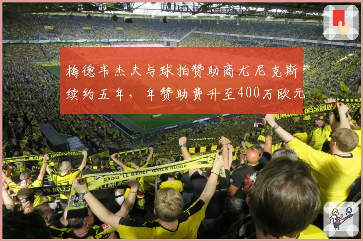 梅德韦杰夫与球拍赞助商尤尼克斯续约五年，年赞助费升至400万欧元